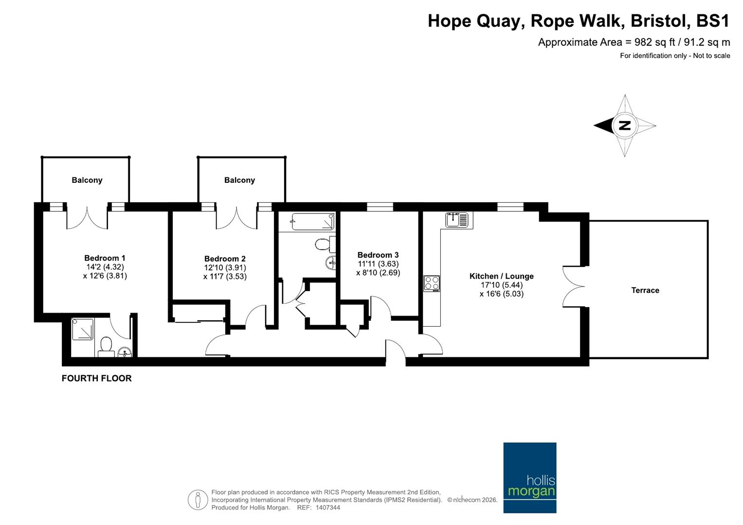 69, Hope Quay, Bristol floorplan