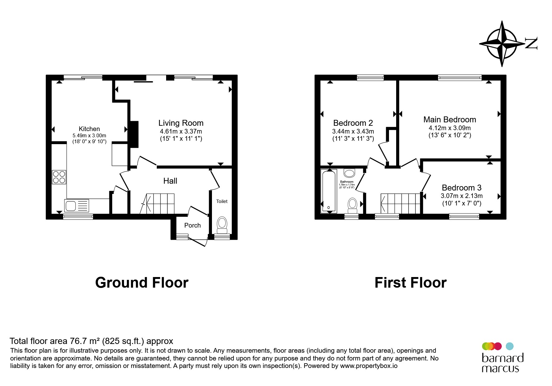 61, Hatch Gardens, Tadworth floorplan