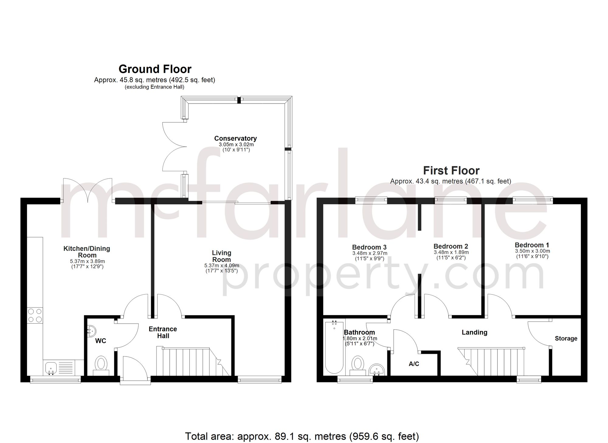 39 Saxon Close, Swindon floorplan