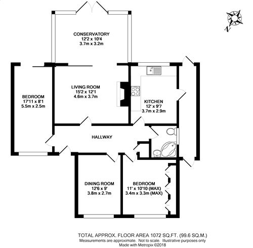 3 Bedrooms Detached bungalow for sale in Beech Rise, Sonning Common RG4