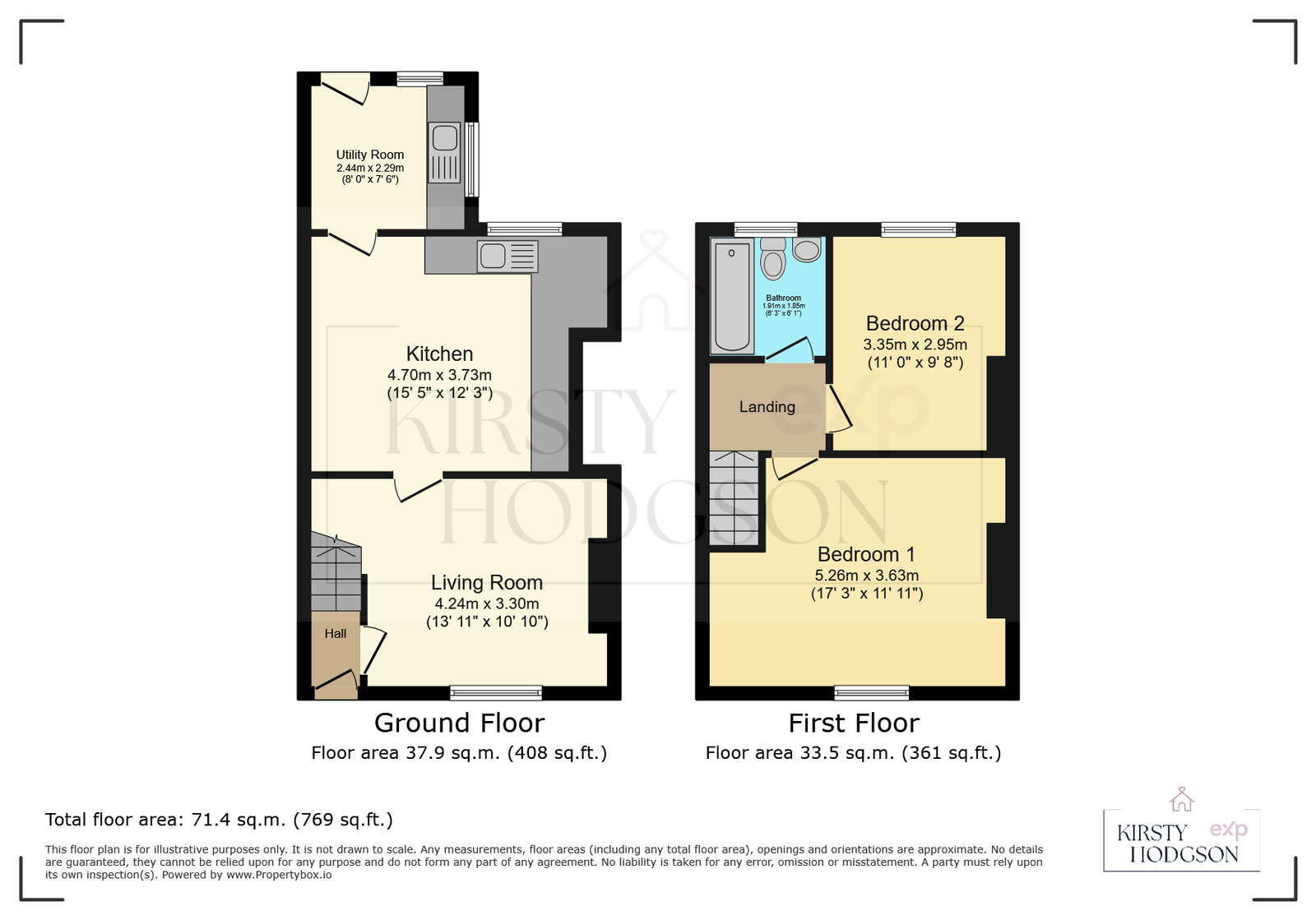12, Holyoake Street, Prudhoe floorplan