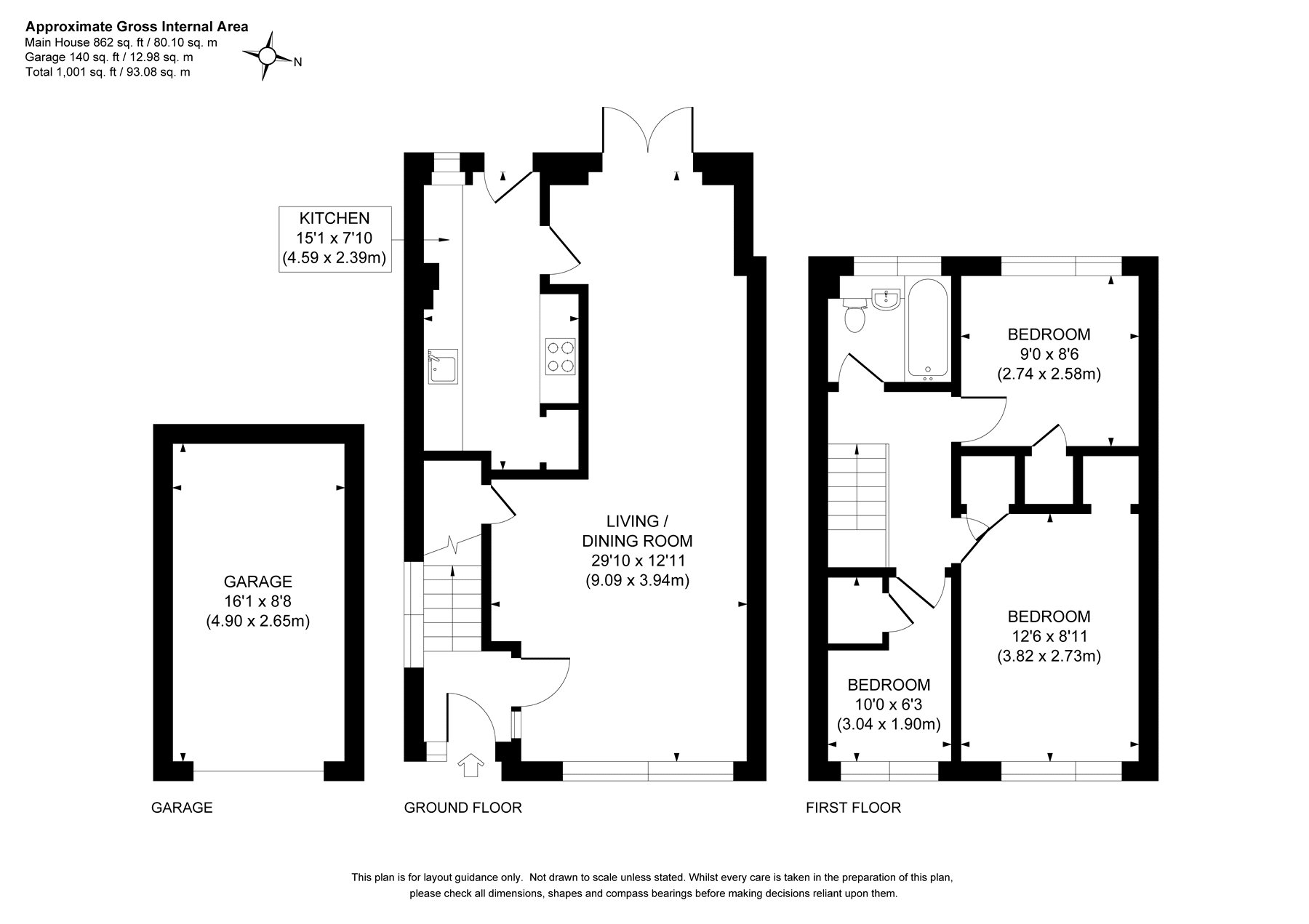 6, Elm Court, Woking floorplan