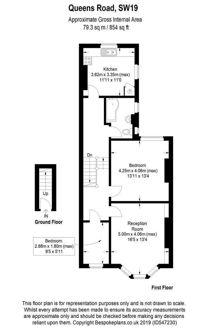 2 Bedrooms Flat for sale in Queens Road, London SW19