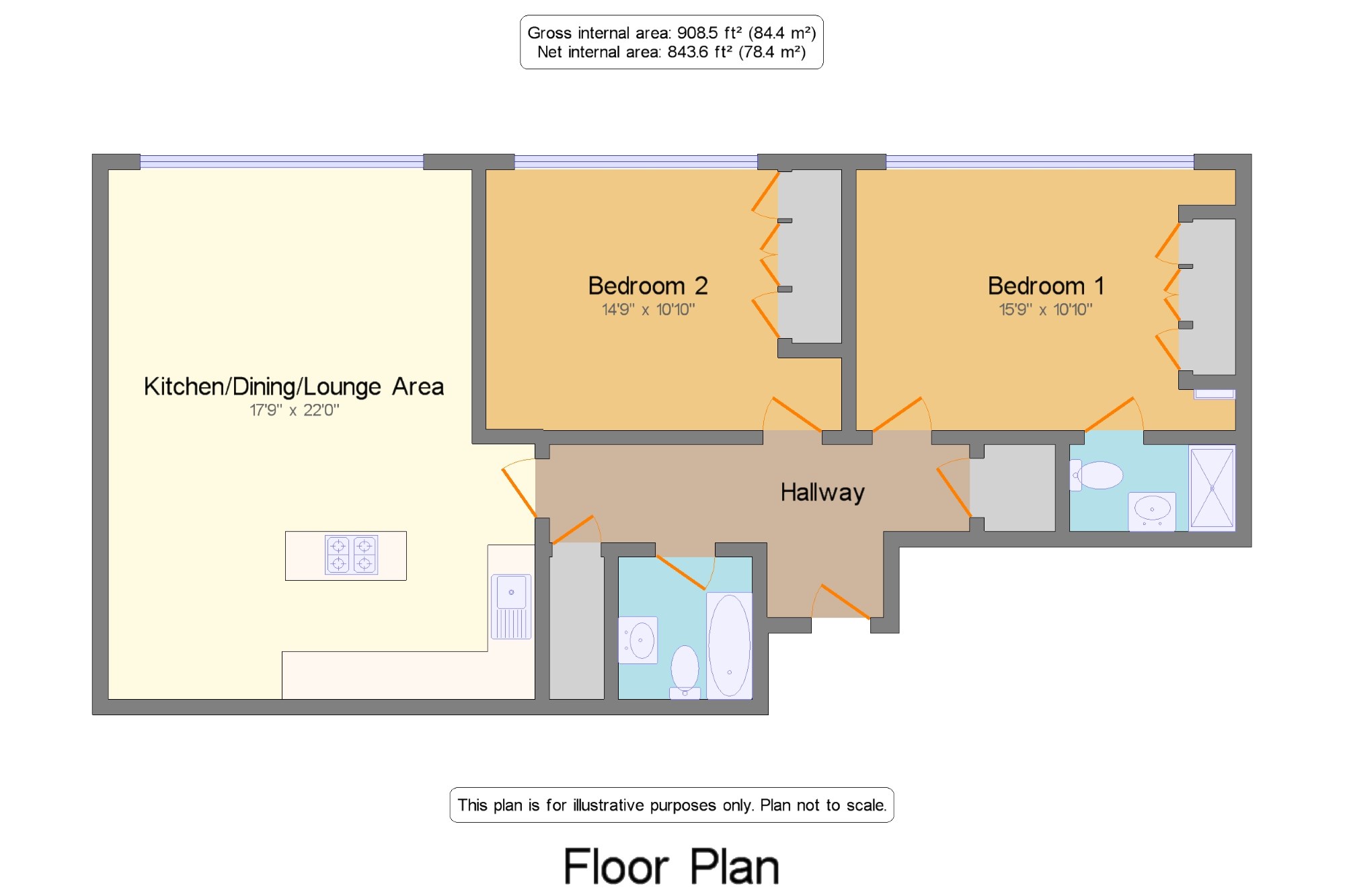 2 Bedrooms Flat for sale in Stoneham House, 17 Scarbrook Road, Croydon, . CR0