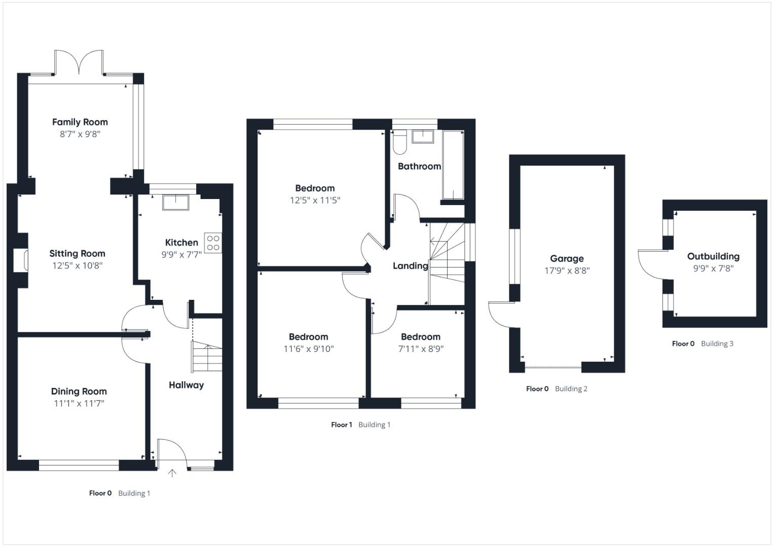 3, Willow Tree Close, Willesborough floorplan