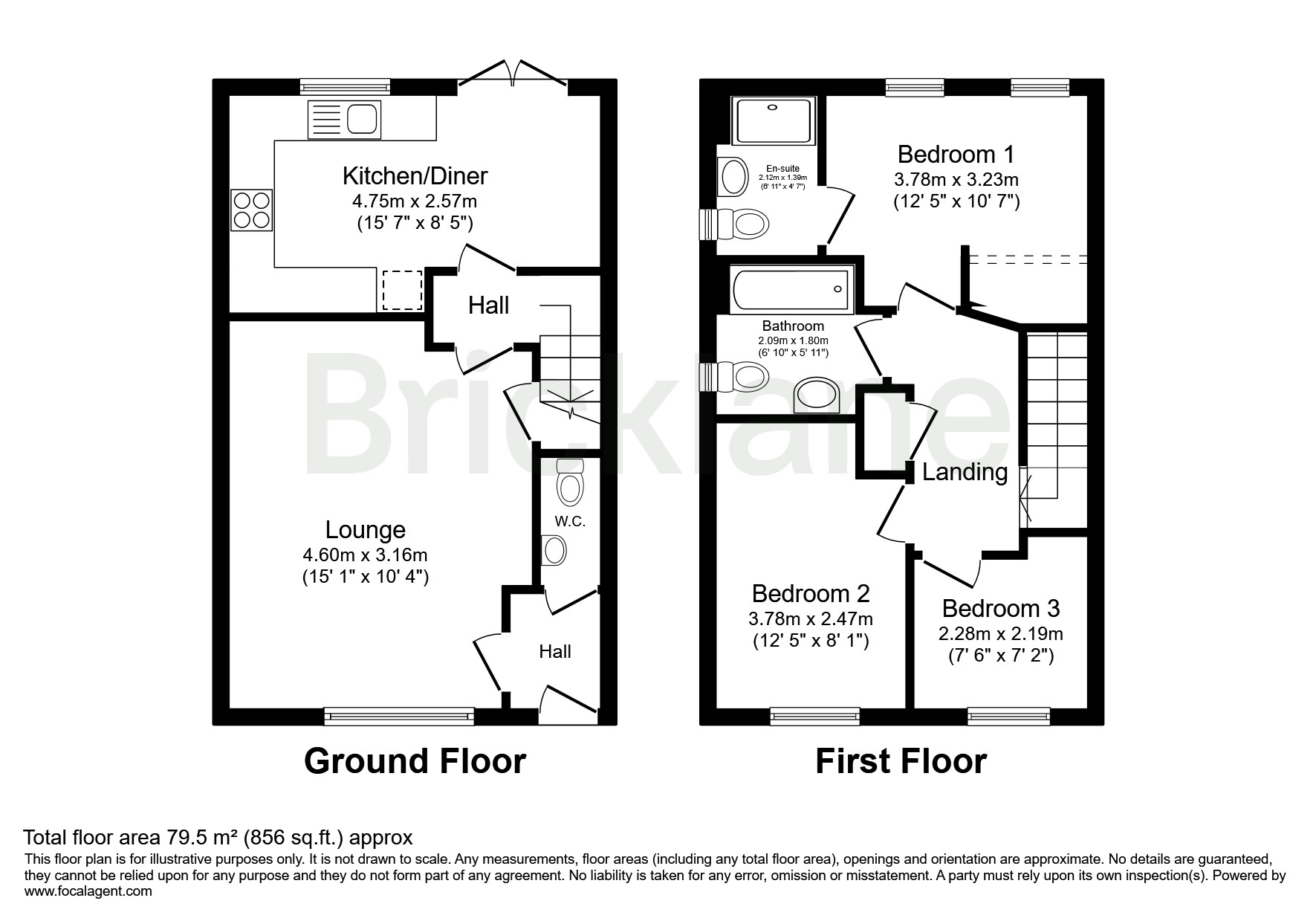 24, Siskin Way, Arundel floorplan