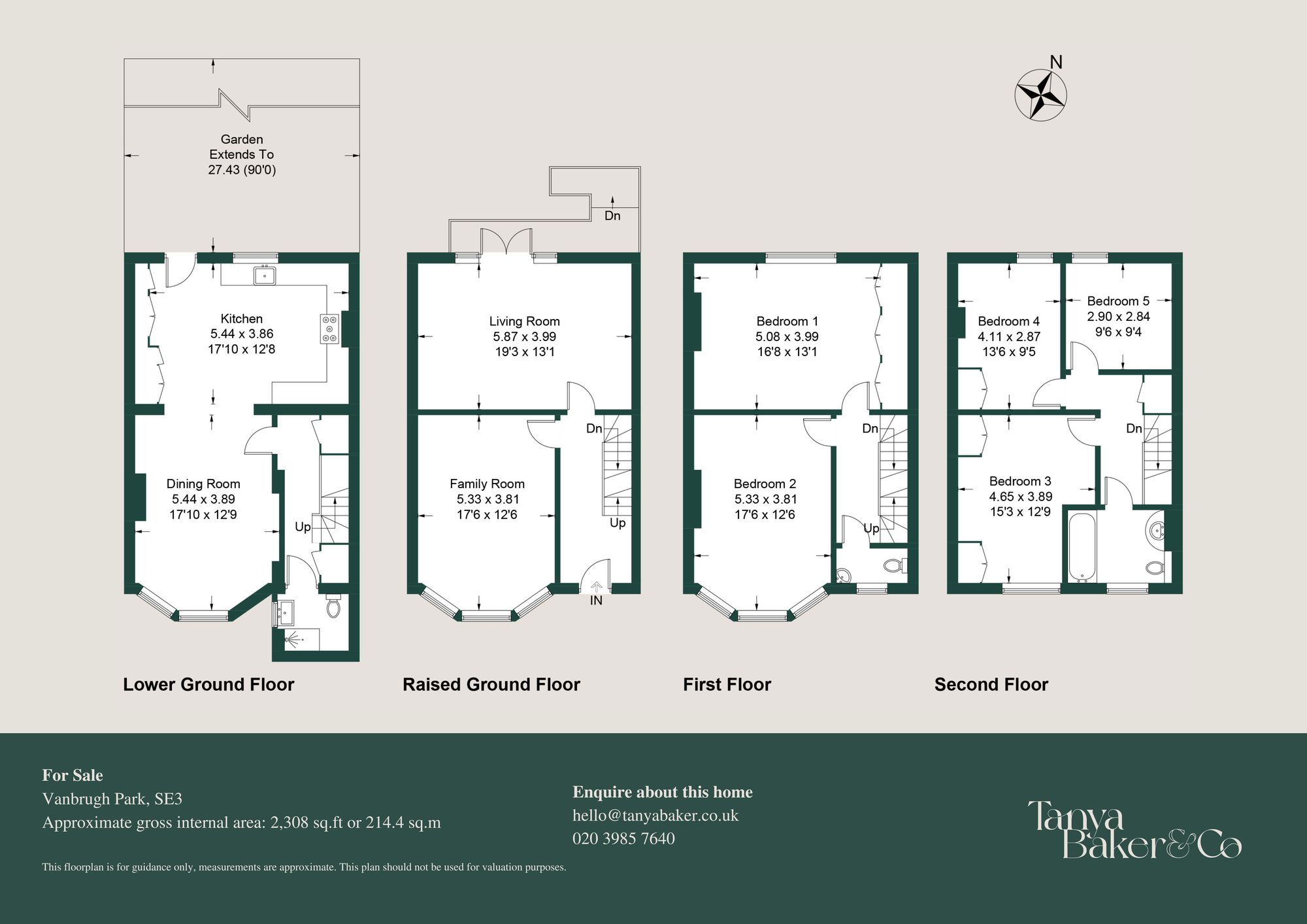 65 Vanbrugh Park, London floorplan
