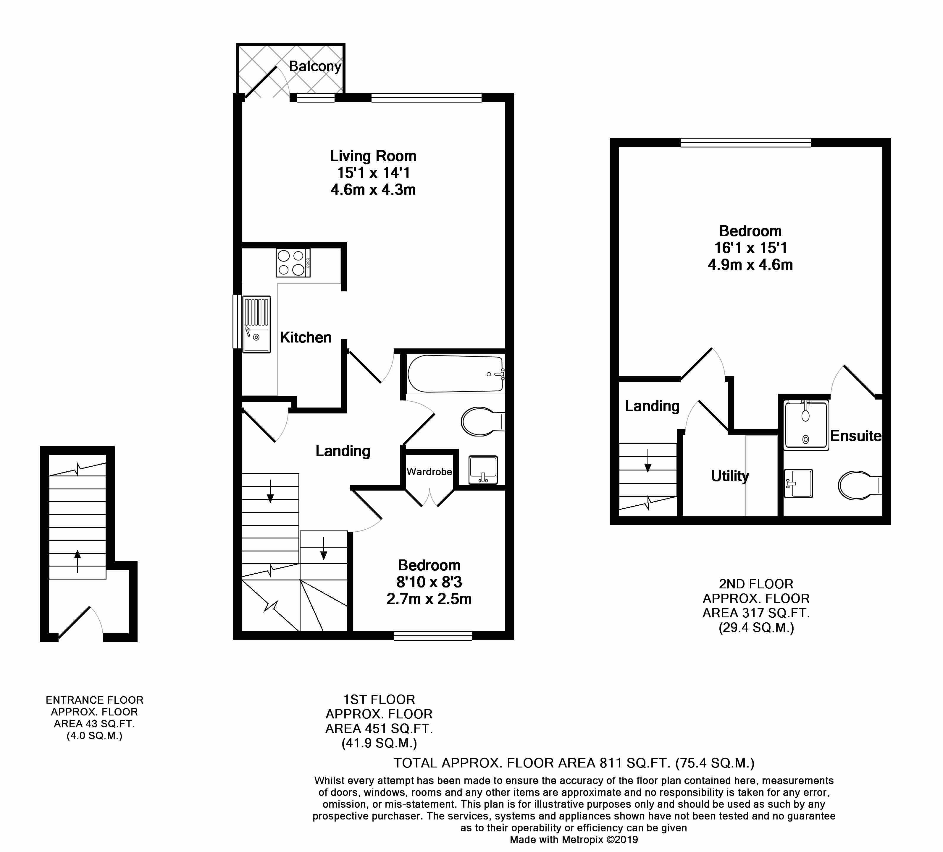 2 Bedrooms Flat to rent in St. Peters Close, Bushey Heath WD23