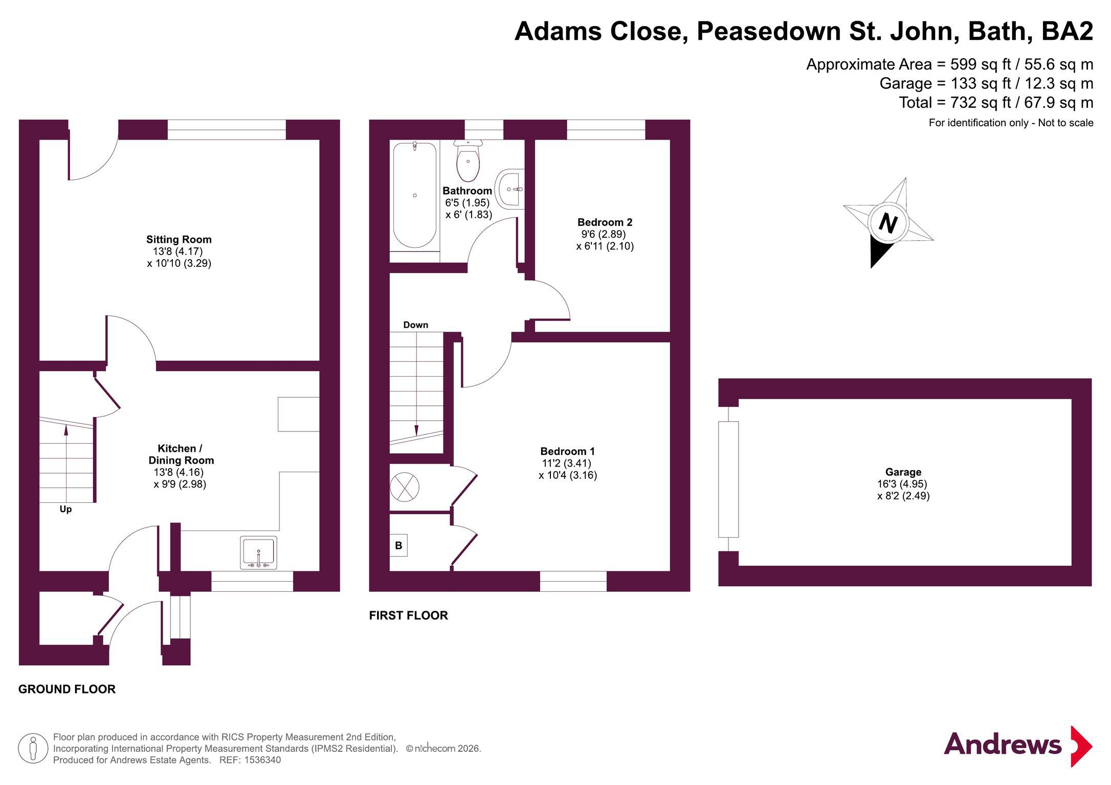 Adams Close, Bath floorplan