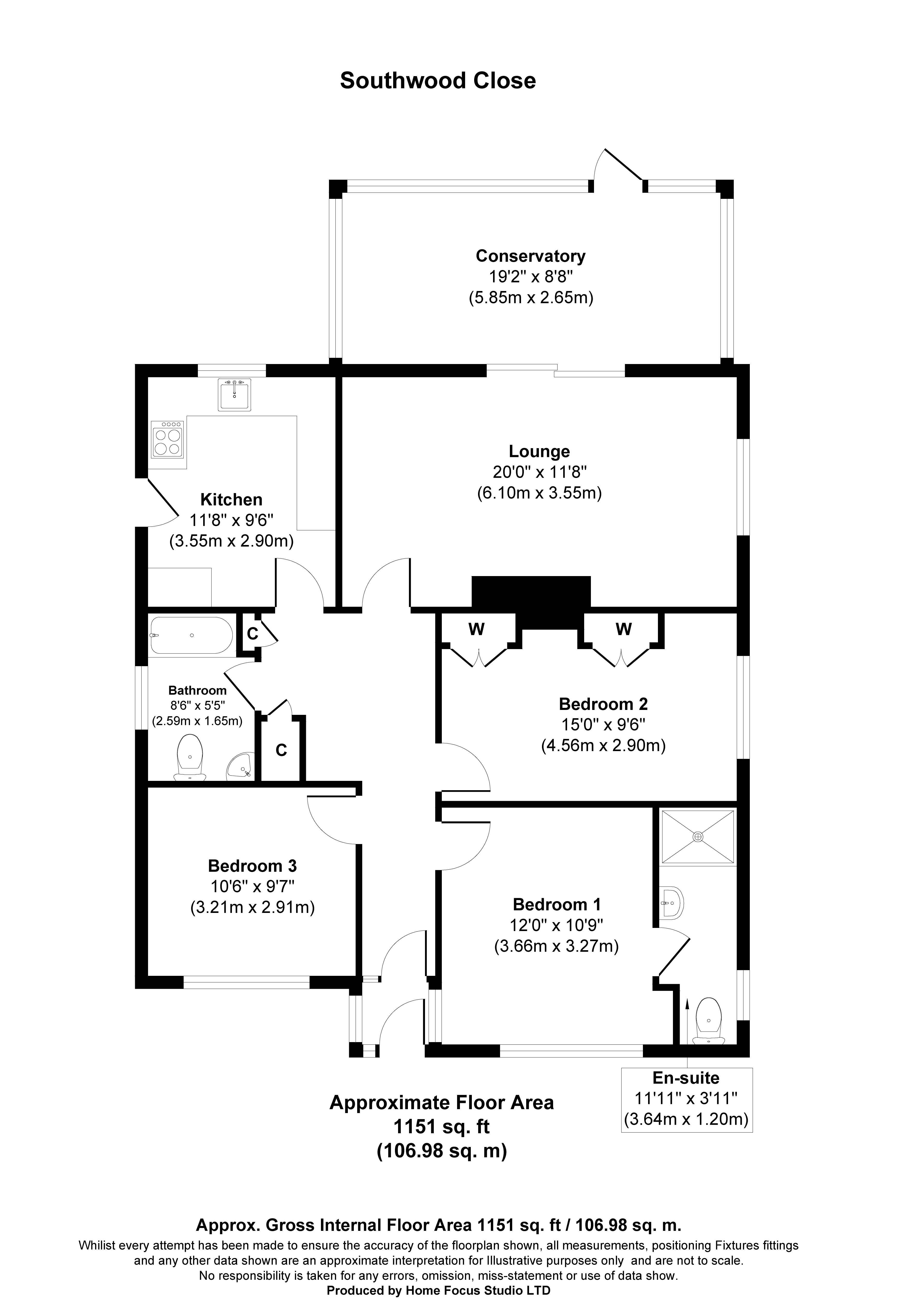 19, Southwood Close, Dorset floorplan