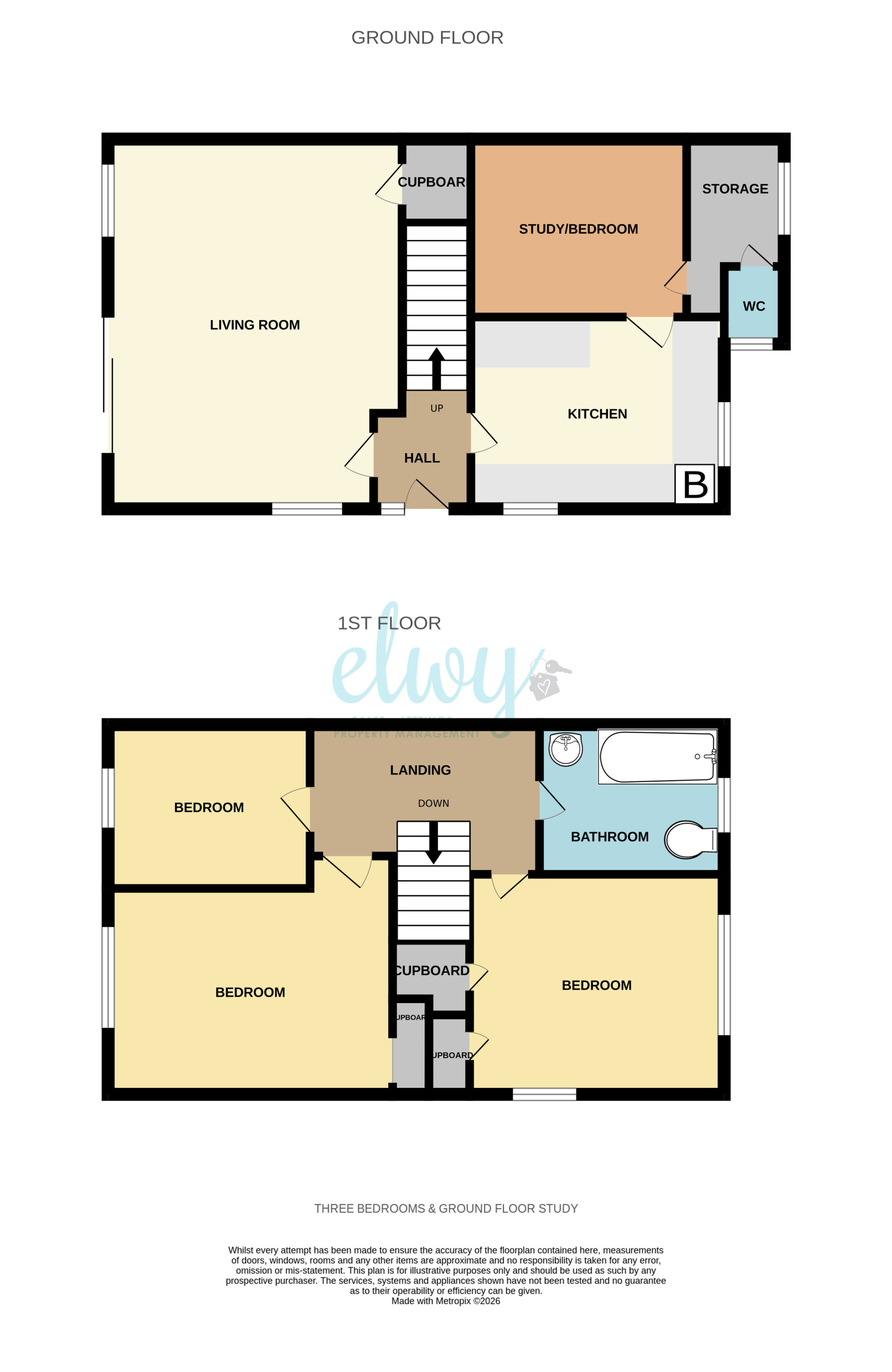 9, Brynmor Avenue, Rhyl floorplan