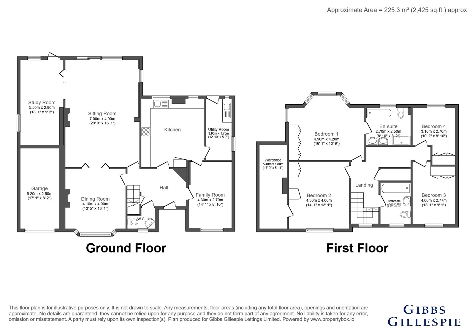 19, Bishops Avenue, Hertfordshire floorplan