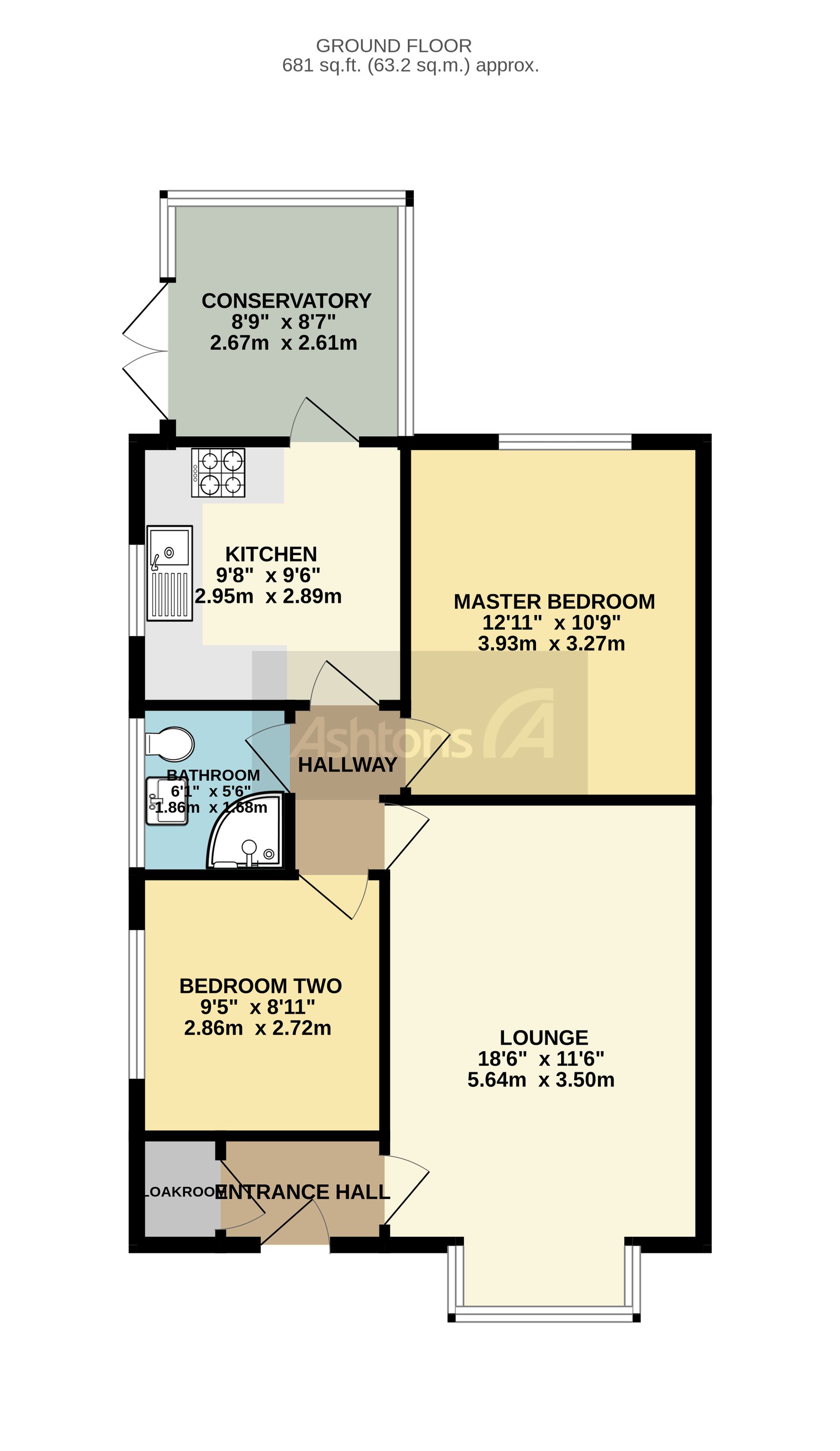18 Winfrith Road, Warrington floorplan