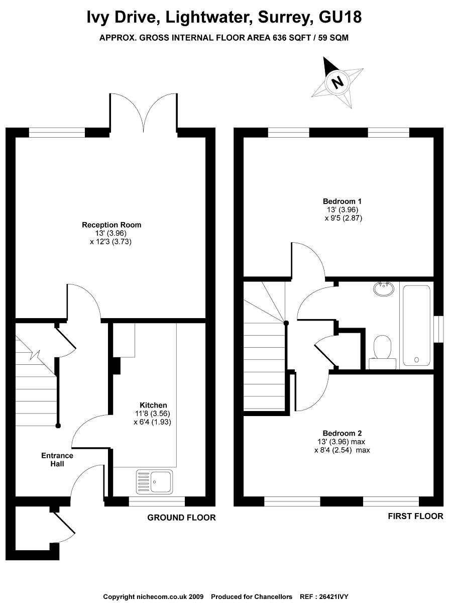 2 Bedrooms End terrace house for sale in Lightwater, Surrey GU18