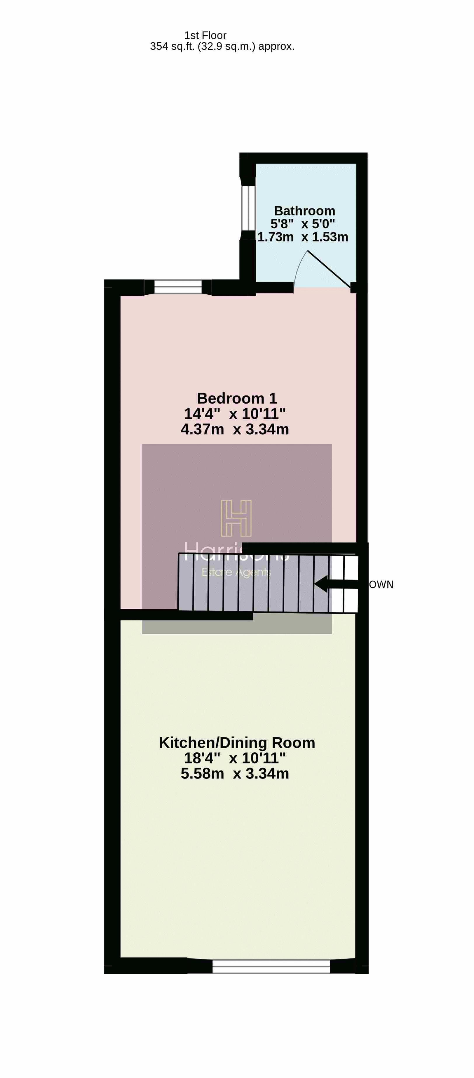 Flat 4, 62 Railway Road, Leigh floorplan
