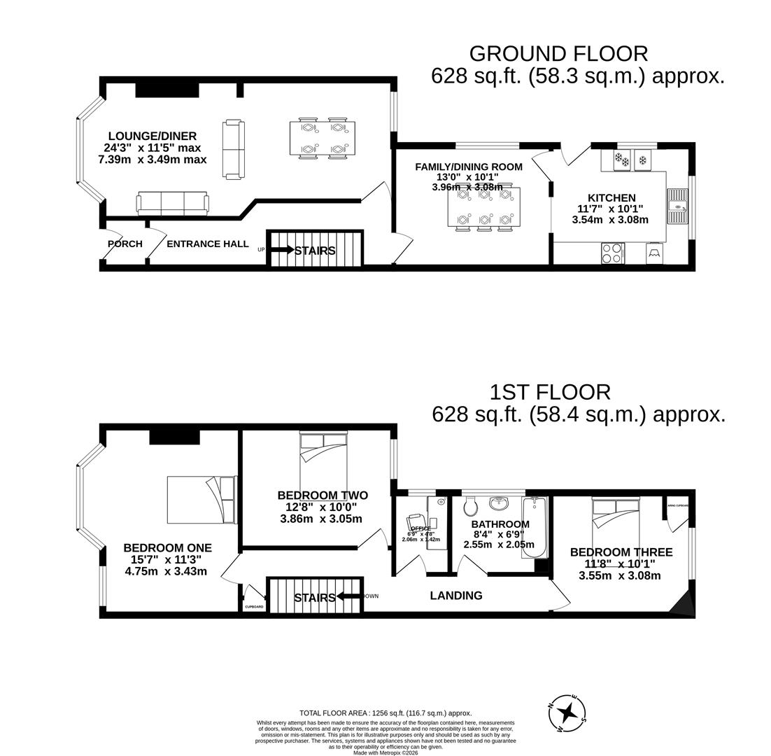 95, County Road, Swindon floorplan