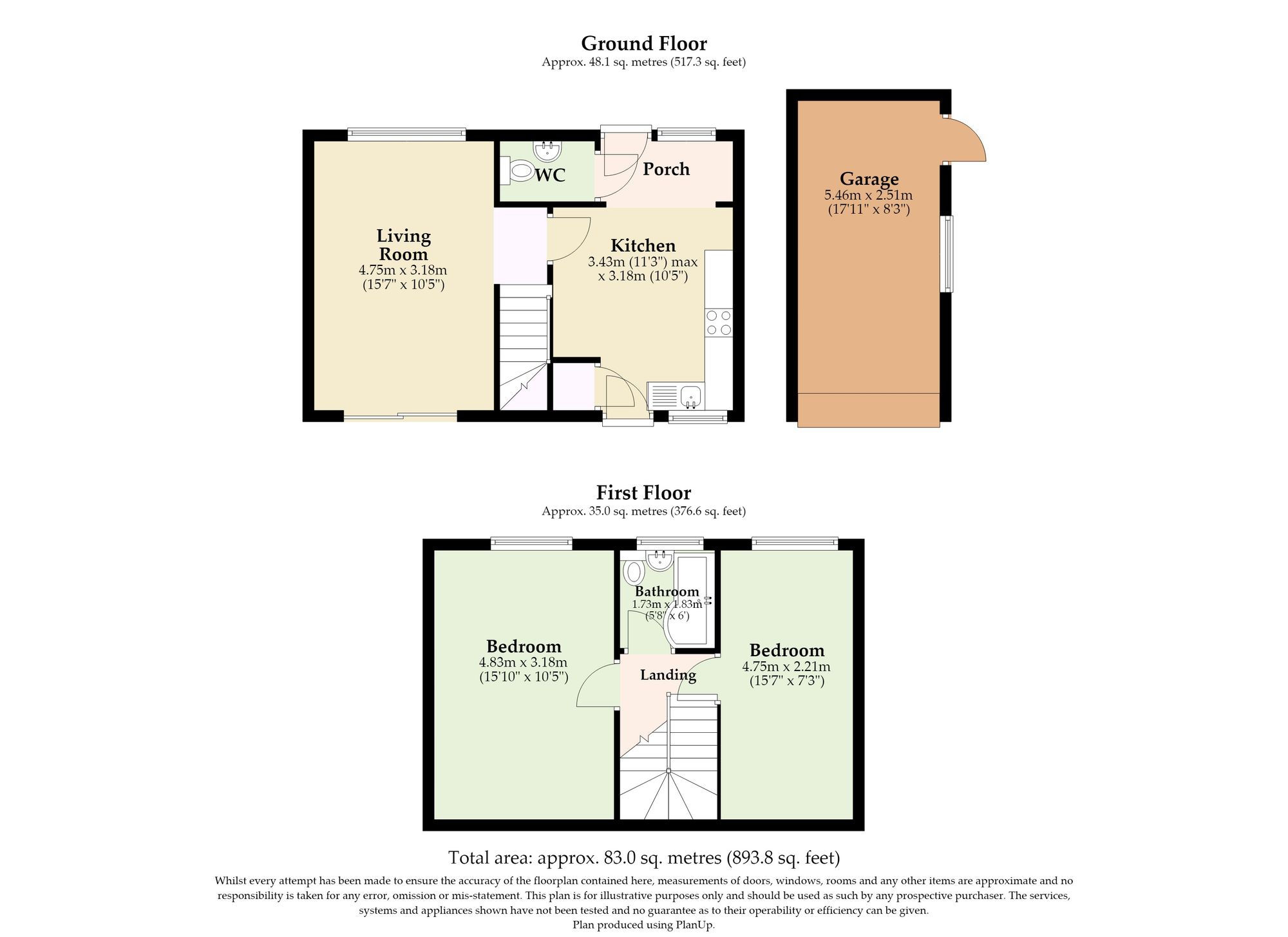 19 Herons Close, Lowestoft floorplan