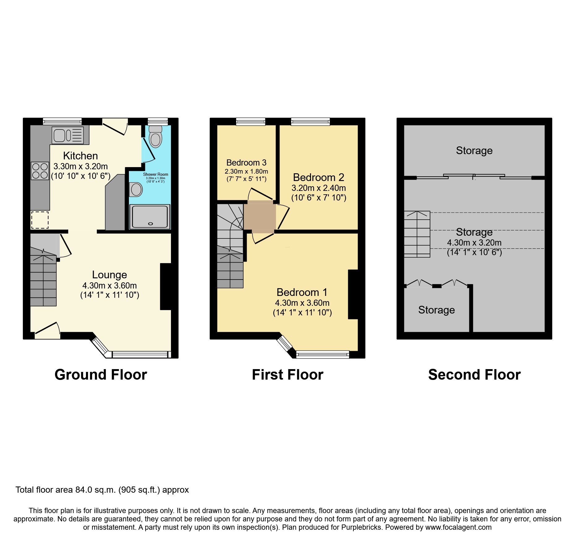 84, Farnham Road, Slough floorplan