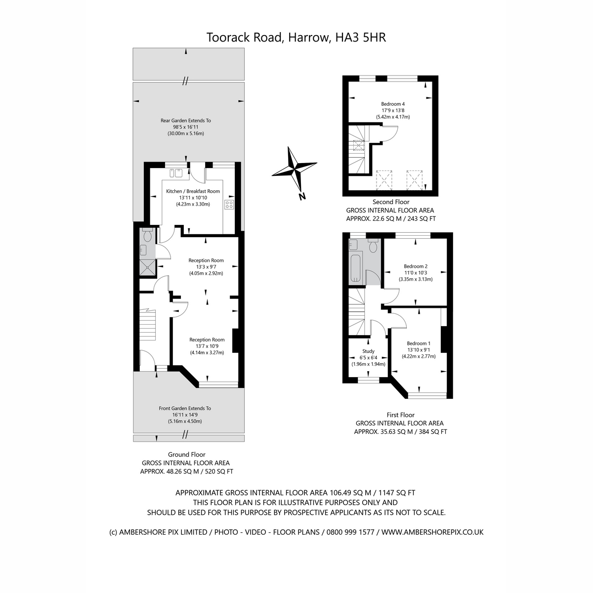 37, Toorack Road, Harrow floorplan