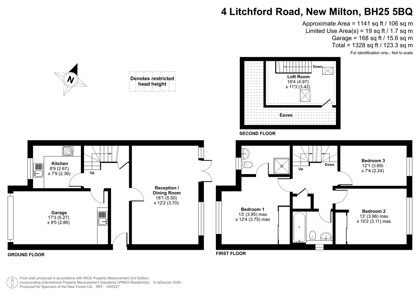 4, Litchford Road, New Milton floorplan