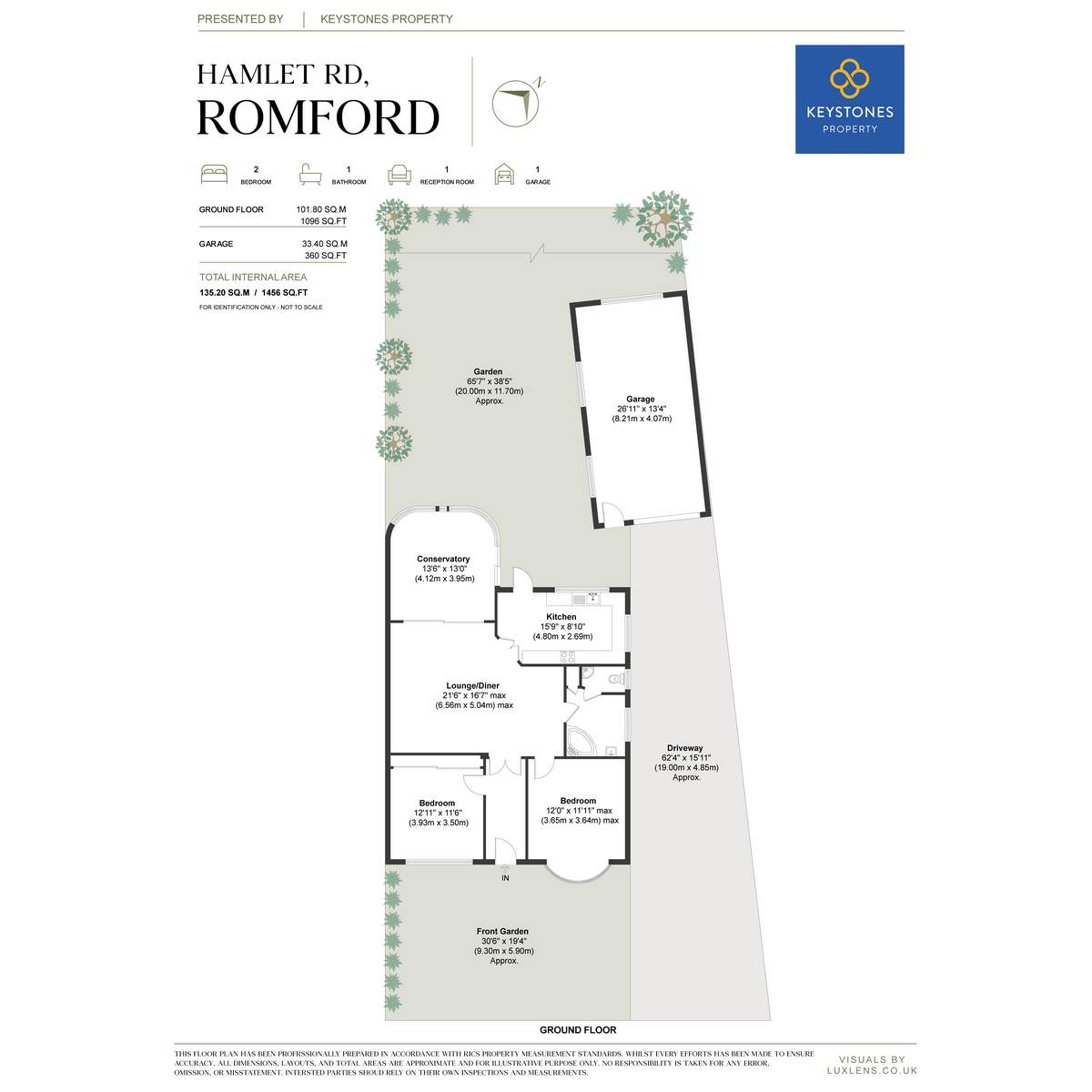 33a, Hamlet Road, Romford floorplan