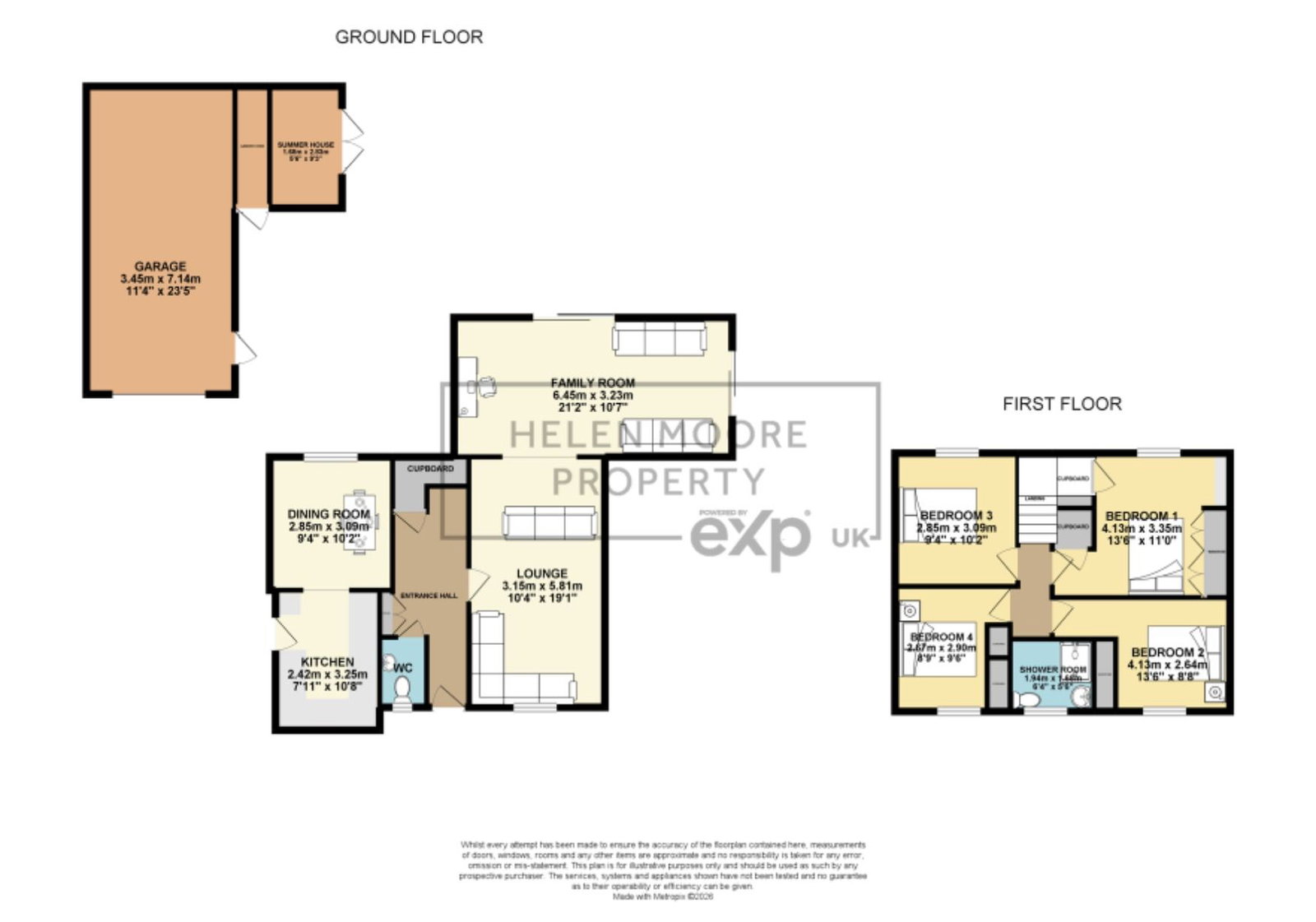 45, Trehill Road, Ivybridge floorplan