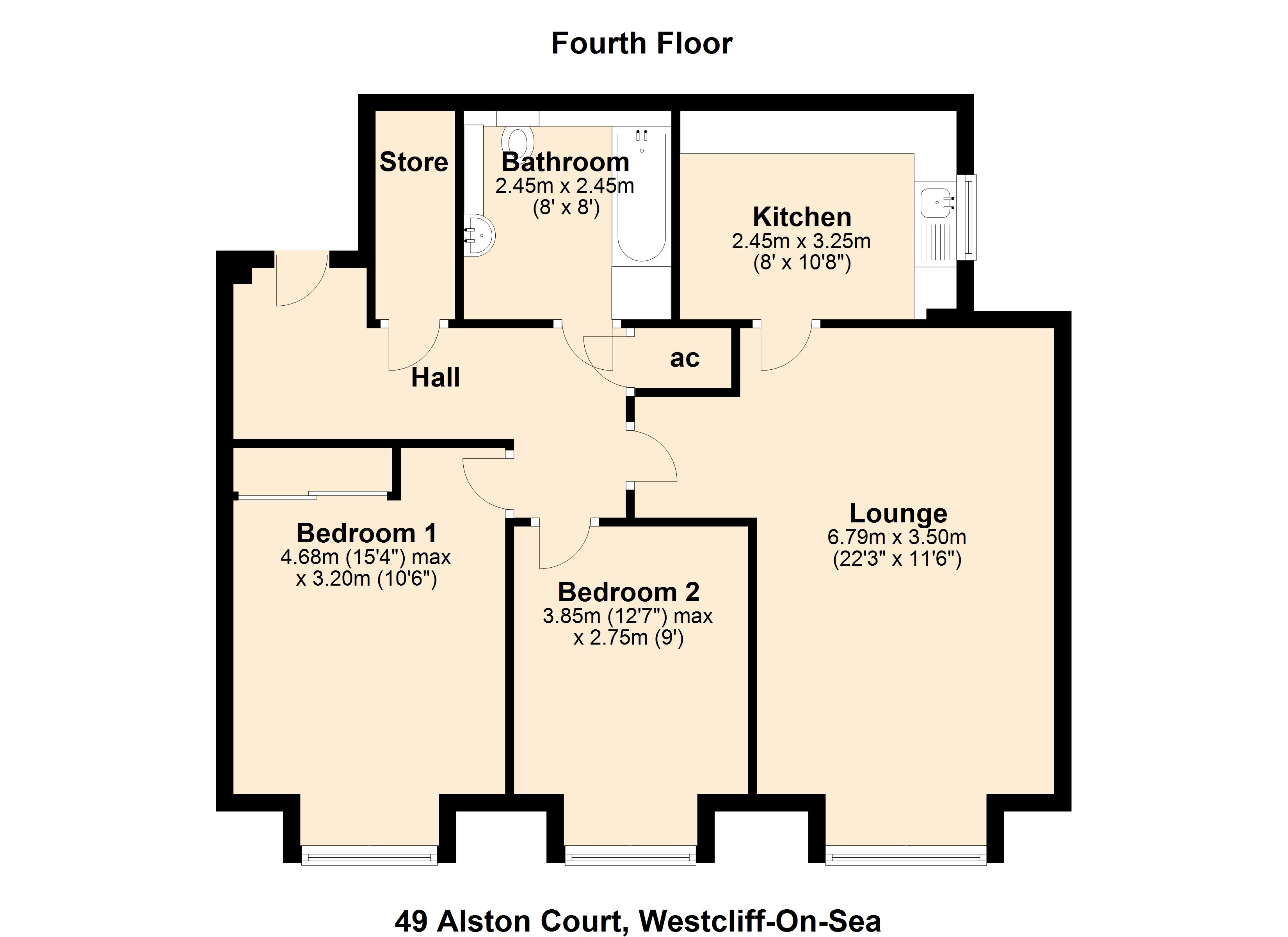 2 Bedrooms Flat for sale in 15 Crowstone Road, Westcliff On Sea, Essex SS0