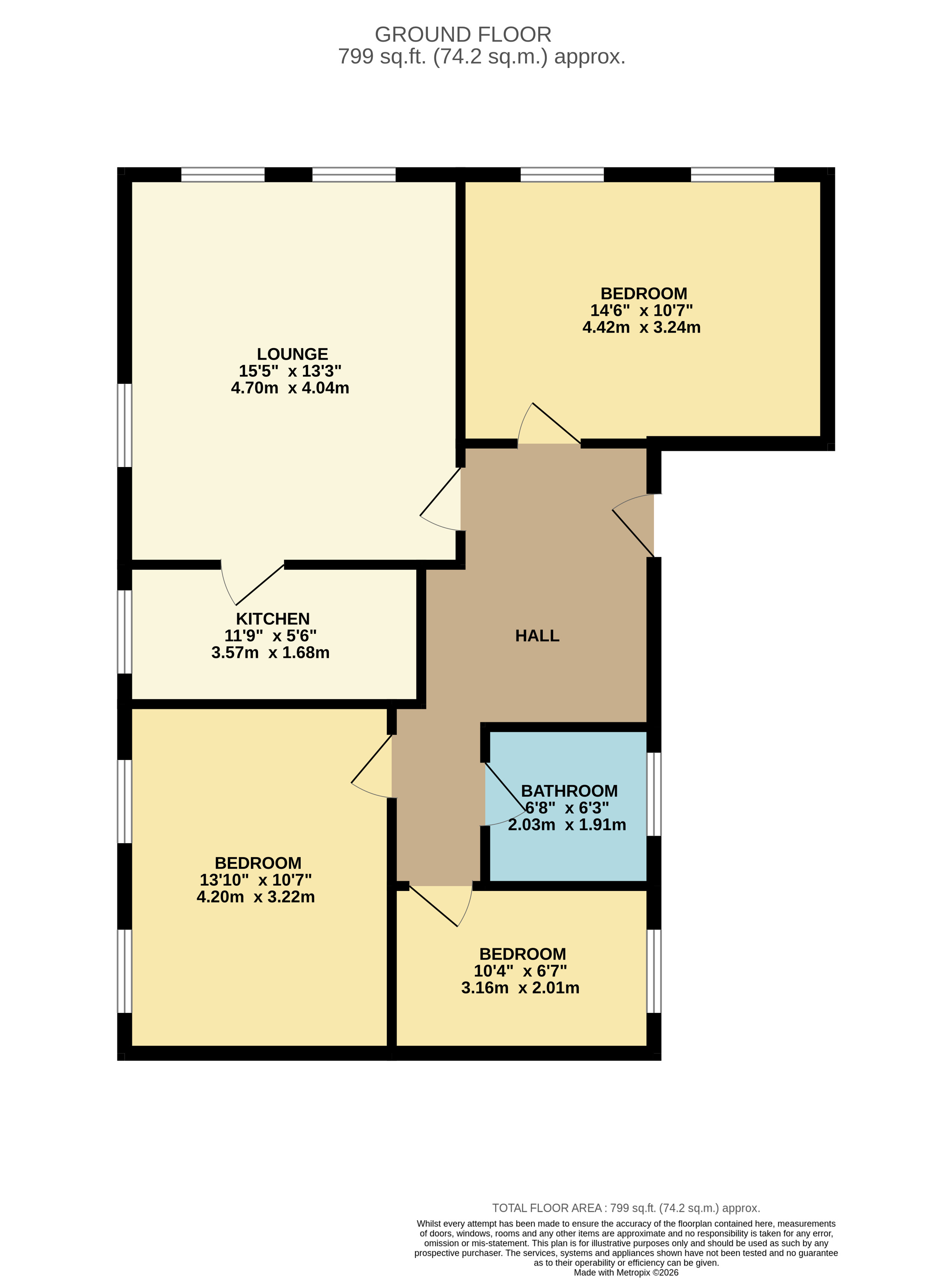 28, Park Place East, Sunderland floorplan