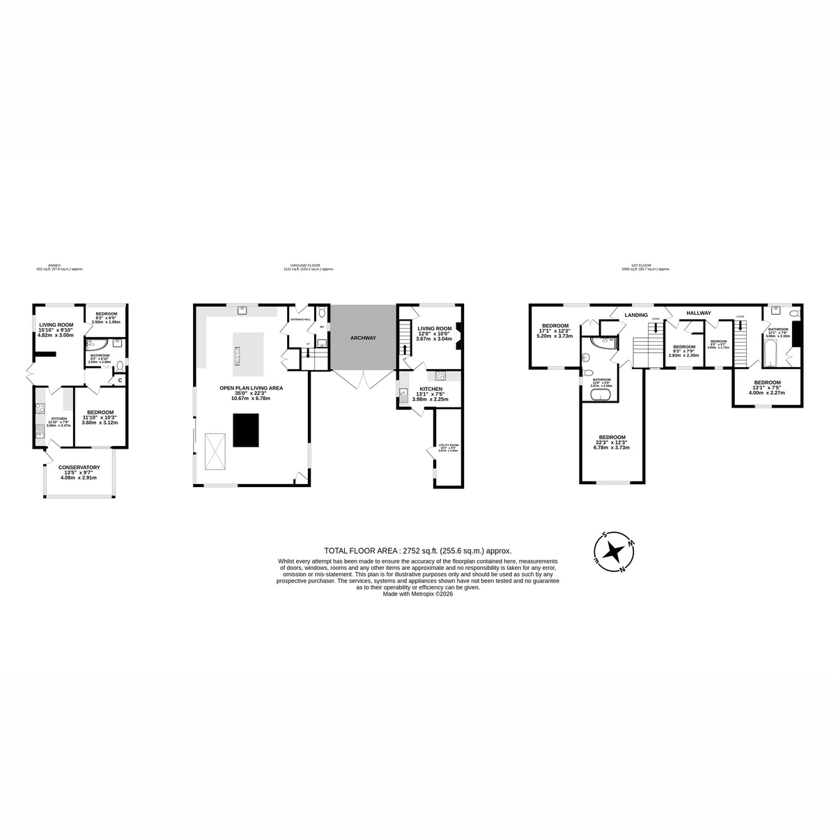 Flat Stoneleigh, 80, Fakenham Road, Dereham floorplan