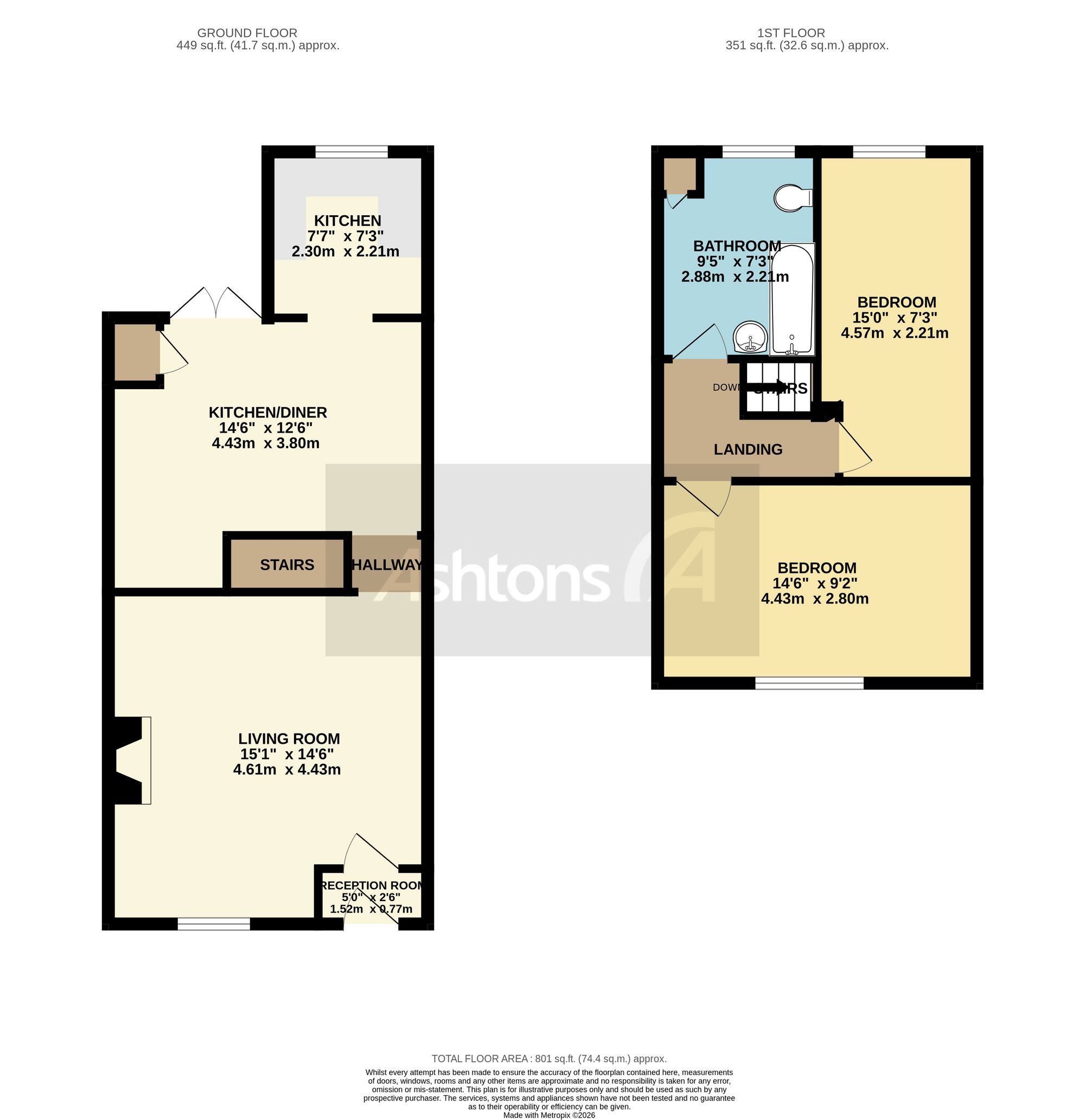 18 Westleigh Lane, Leigh floorplan