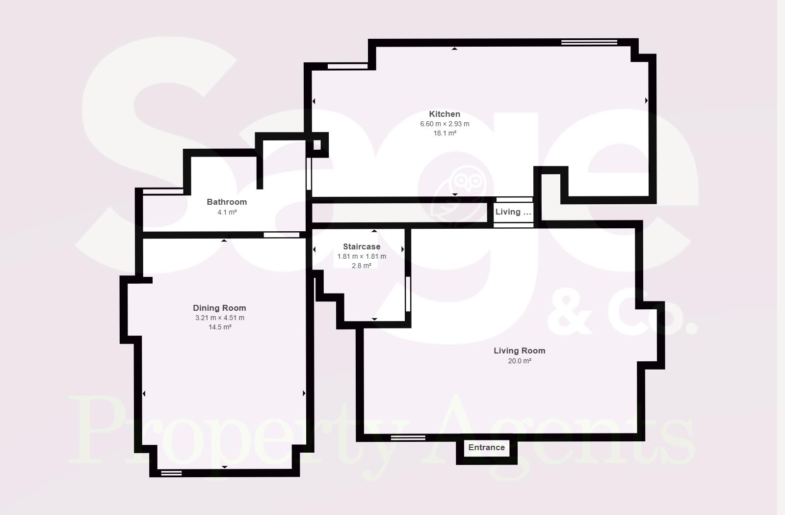 The Cottage, 6, Stanley Road, Pontypool floorplan