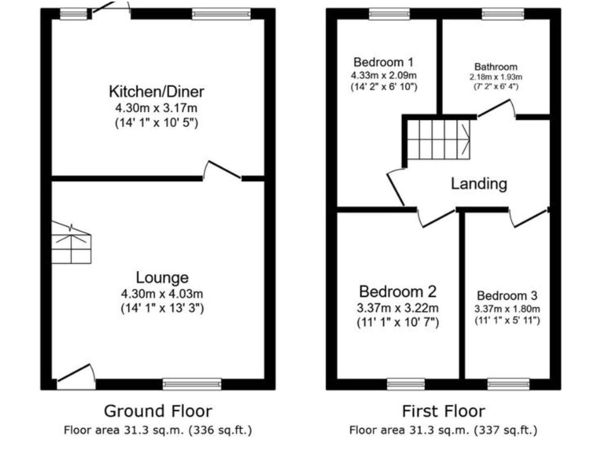 4, Isherwood St, Leigh floorplan