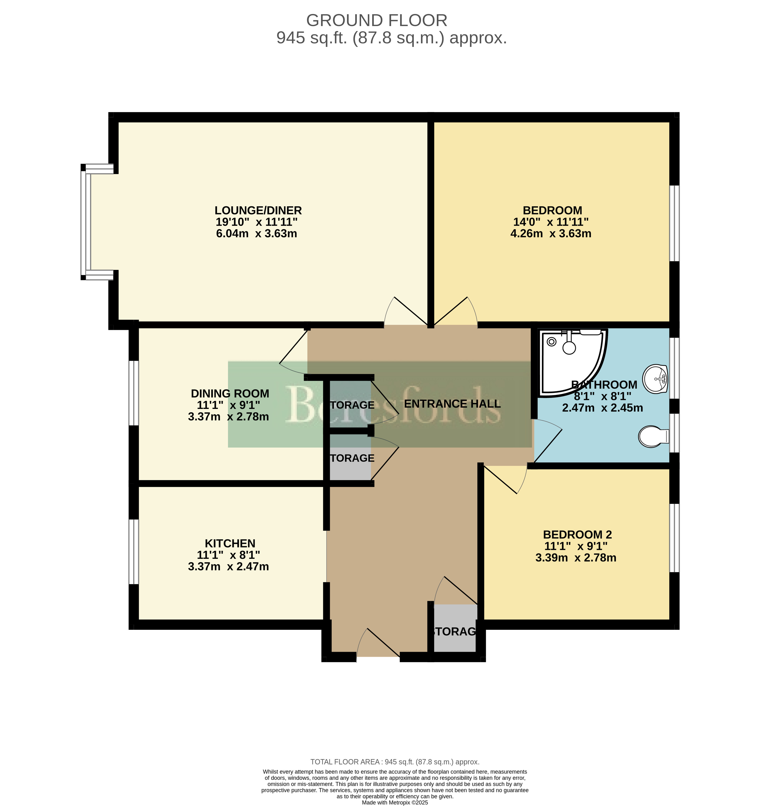 12 Hurstwood Court, 15, Hall Lane, Upminster floorplan