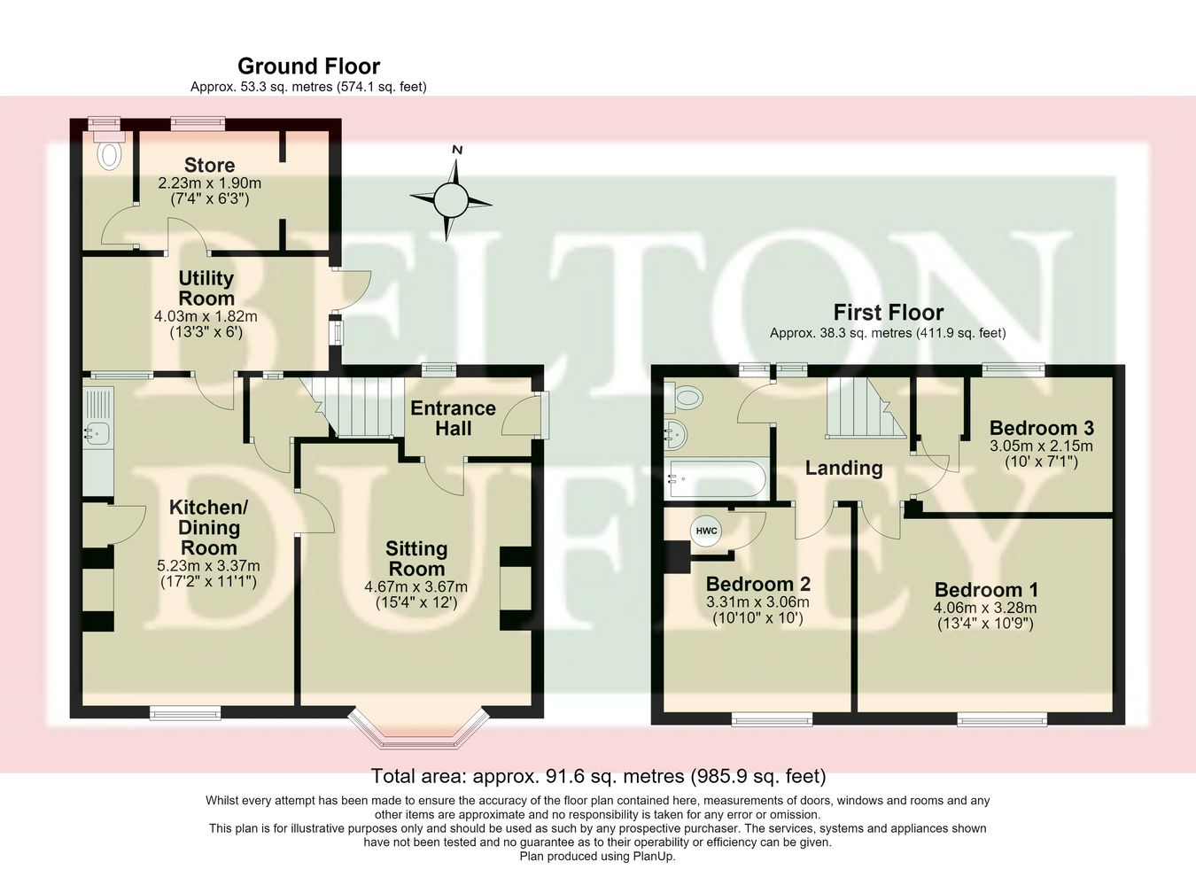 6, Queens Close, Blakeney floorplan
