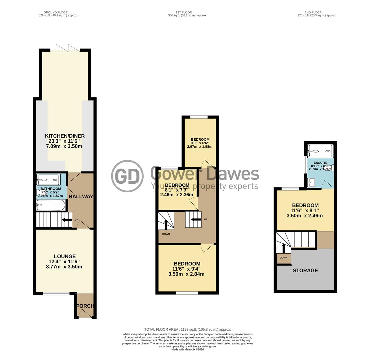 8, Mill Lane, Grays floorplan