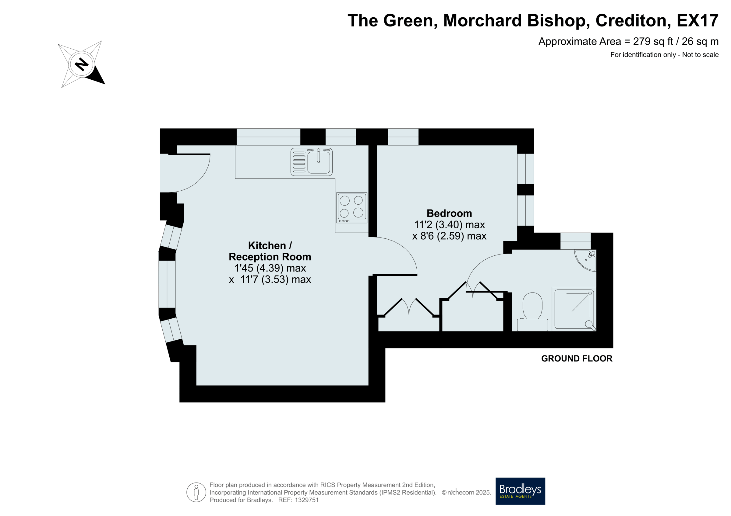 Pocket House The Green, Morchard Bishop Crediton Devon, Crediton floorplan