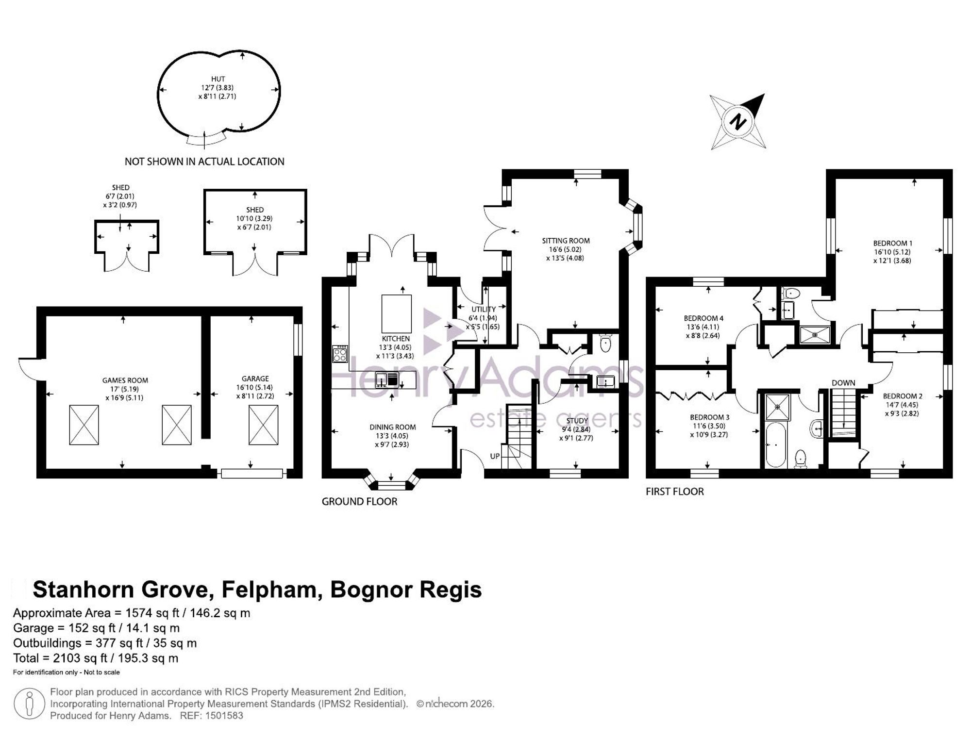 2 Stanhorn Grove, Bognor Regis floorplan