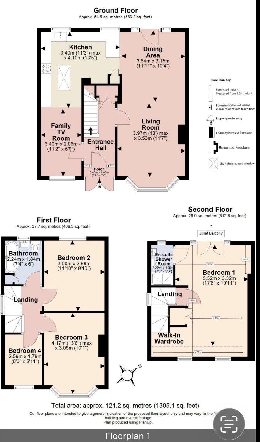 253, Waltham Way, London floorplan