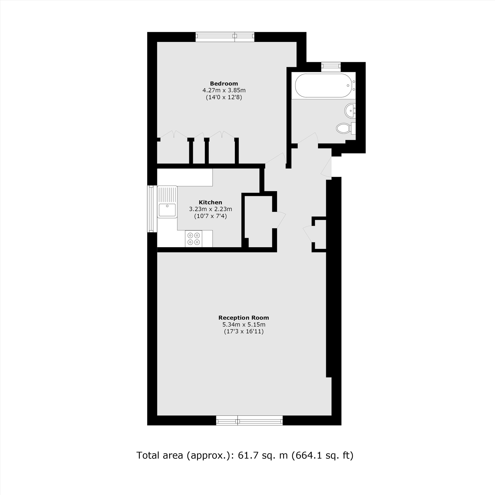 24 Elliot Court, 18-26, Elliot Road, London floorplan