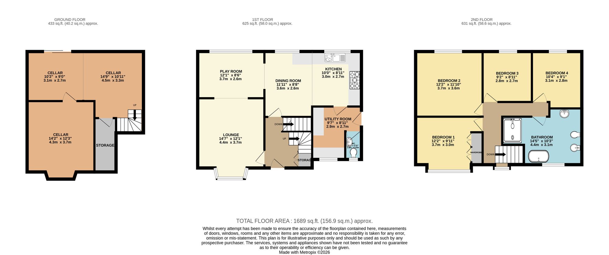 23 Falcon Road, Bingley floorplan