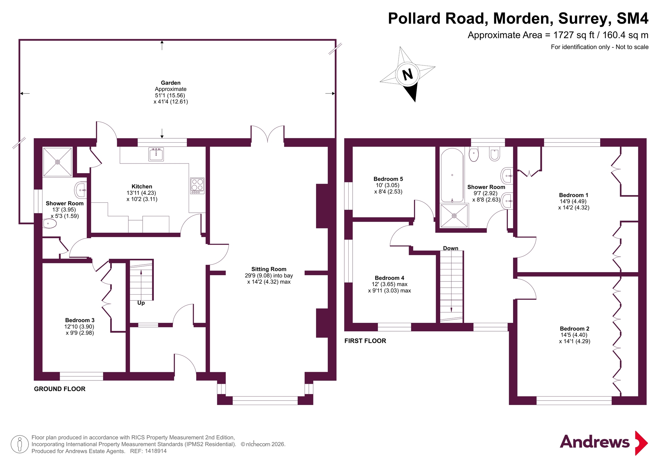 41, Pollard Road, Surrey floorplan