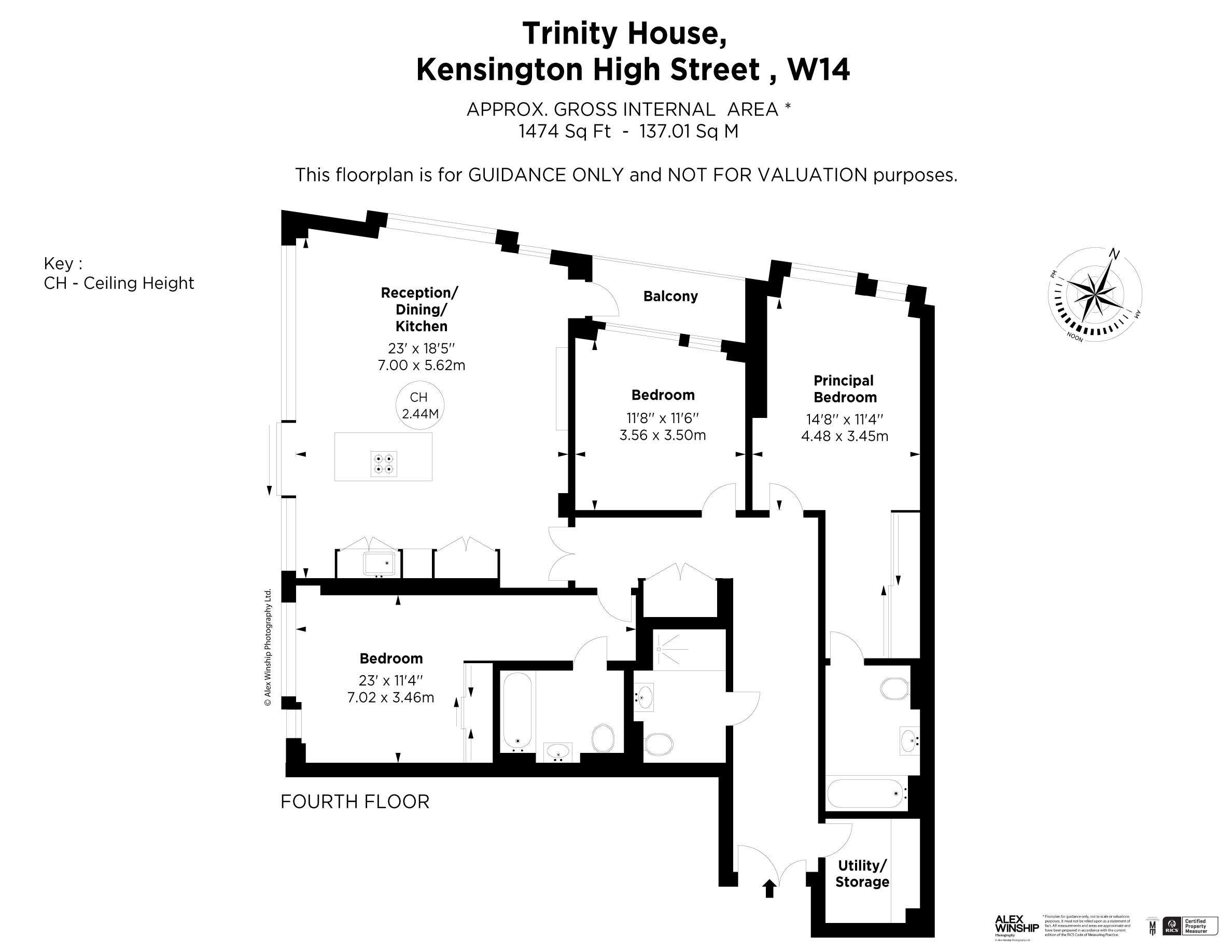 36 Trinity Housexx, 377, Kensington High Street, Kensington floorplan