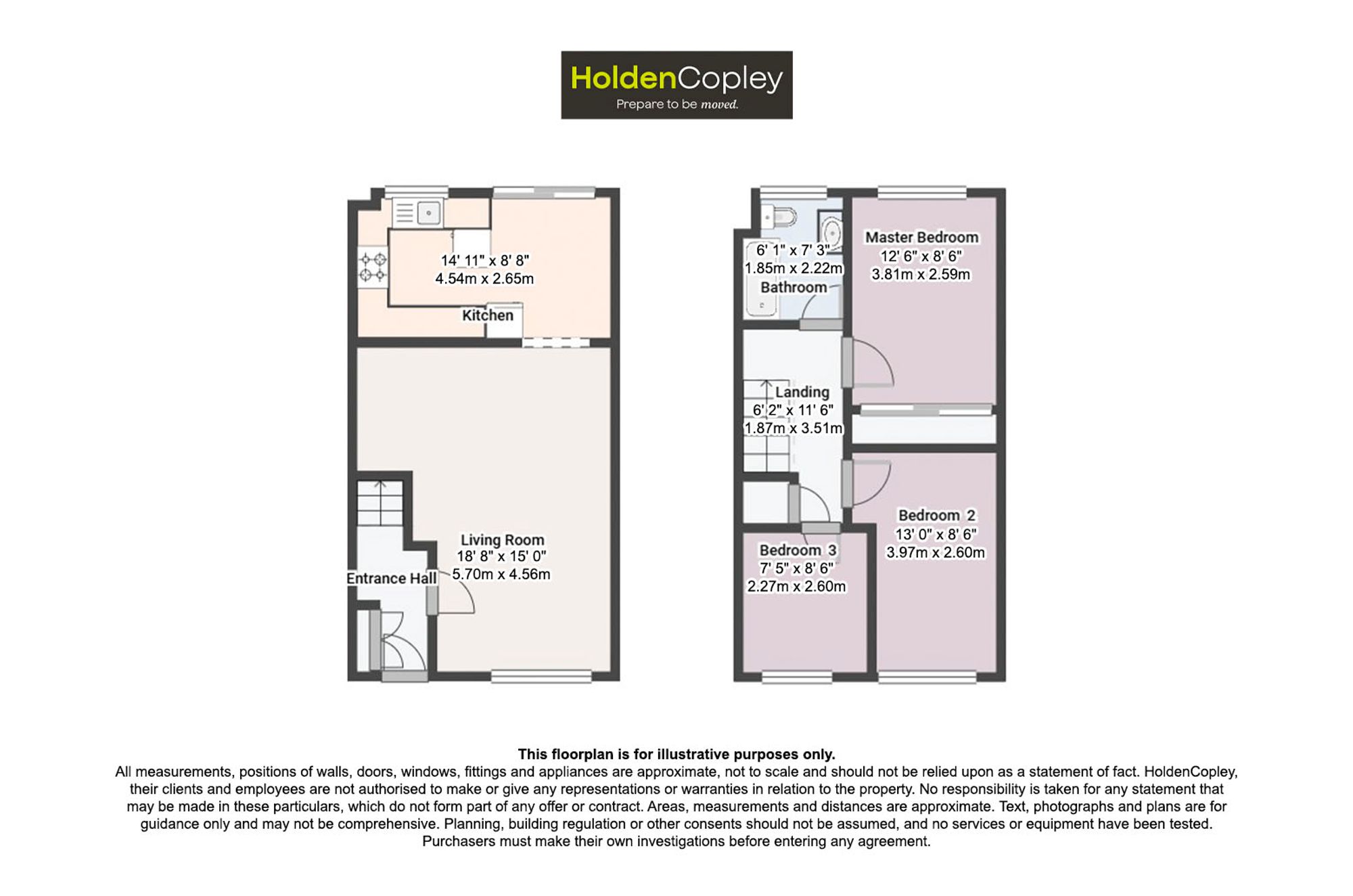 48 Kingsley Drive, Nottingham floorplan