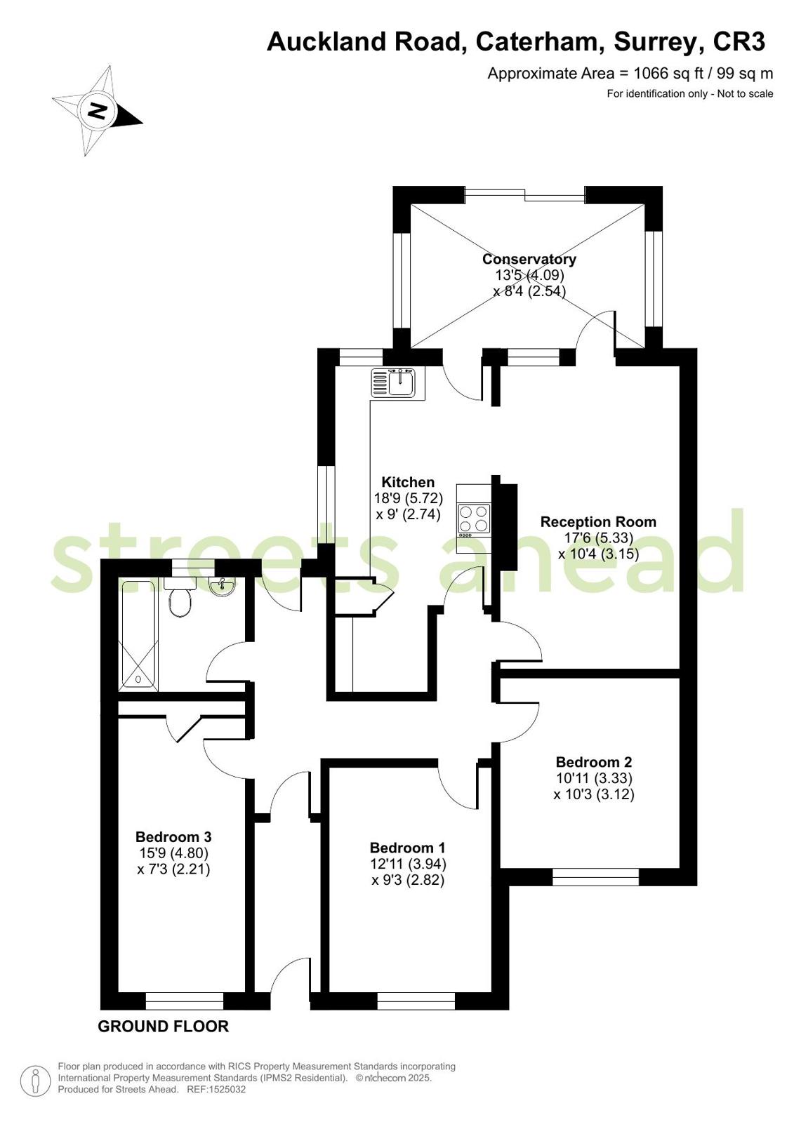24, Auckland Road, Surrey floorplan