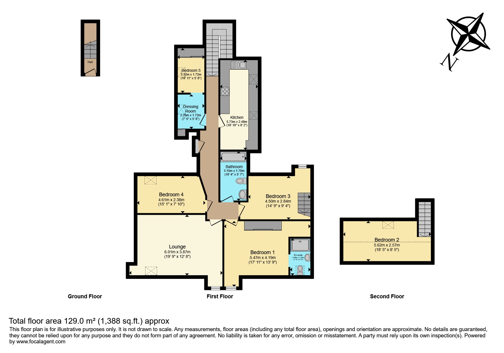 Flat 3, 398, Ringwood Road, Ferndown floorplan