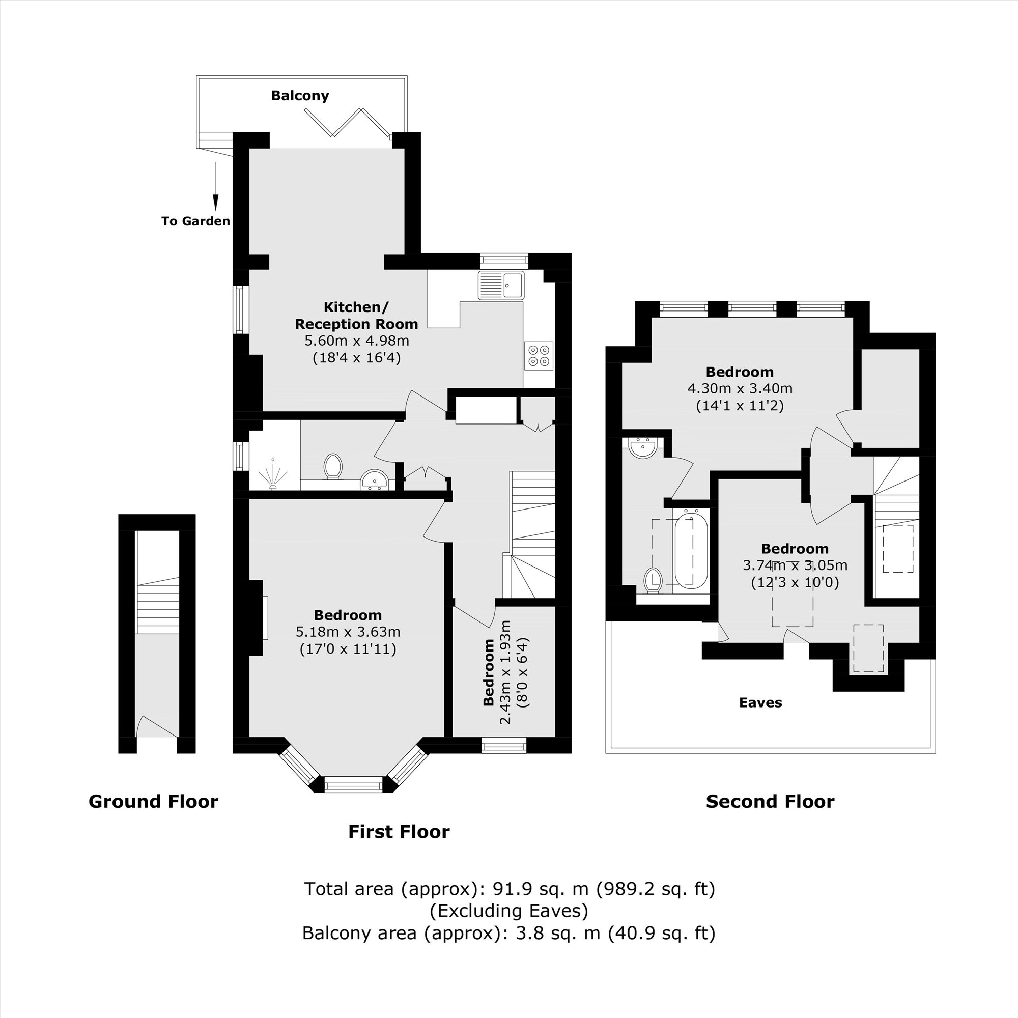 Melbourne Road, London floorplan