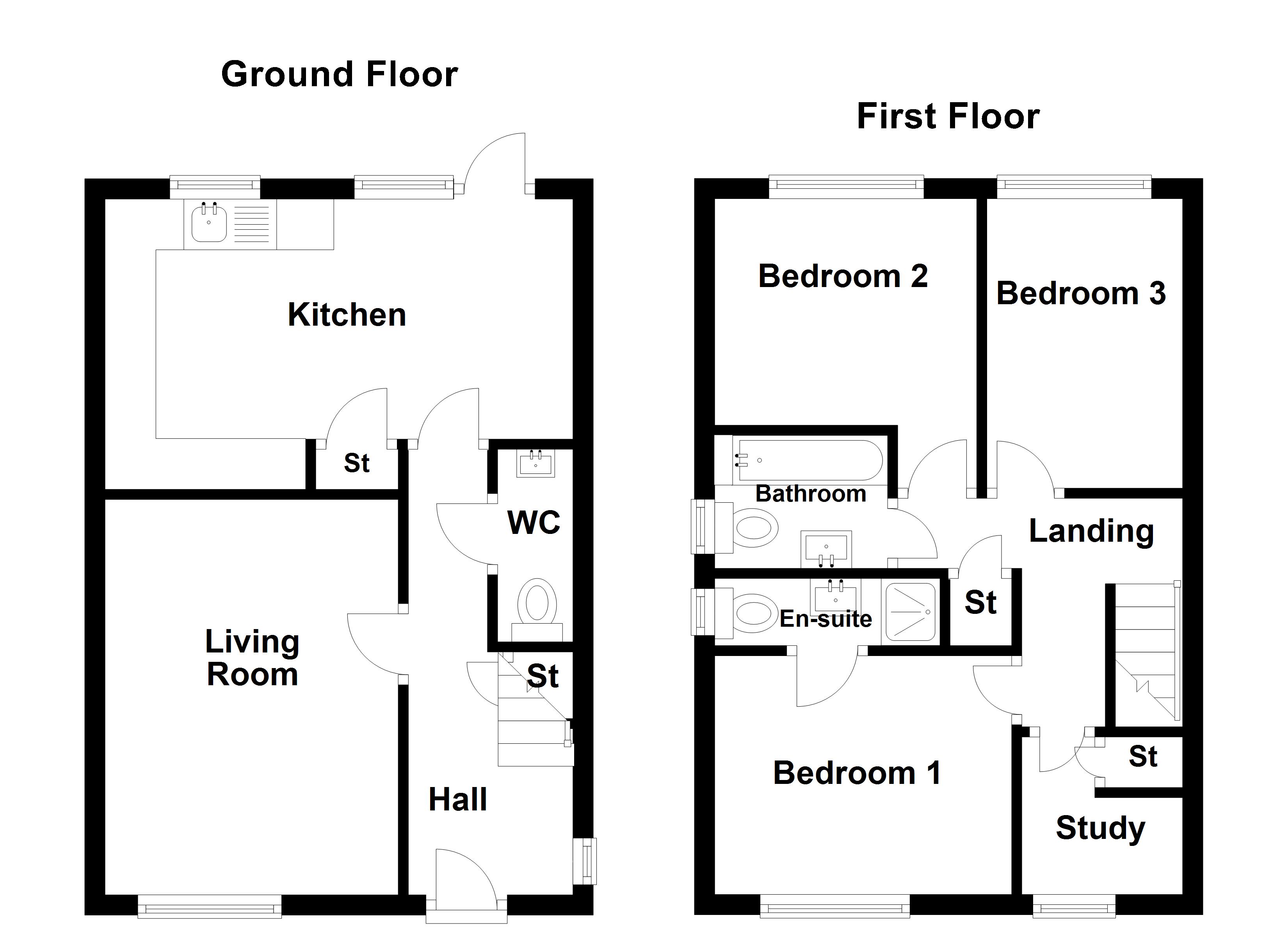 the_whitwell, Northallerton Road, Leeming Bar, Leeming Bar floorplan
