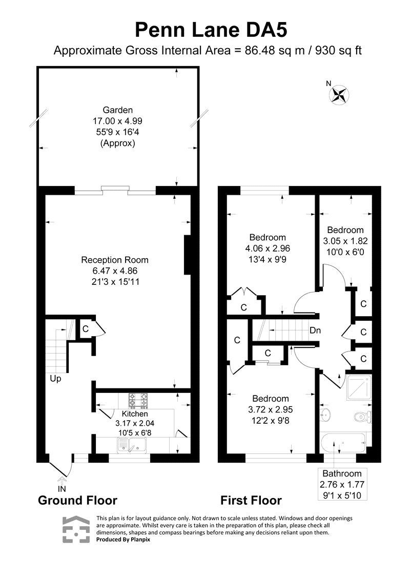10, Penn Lane, Bexley floorplan