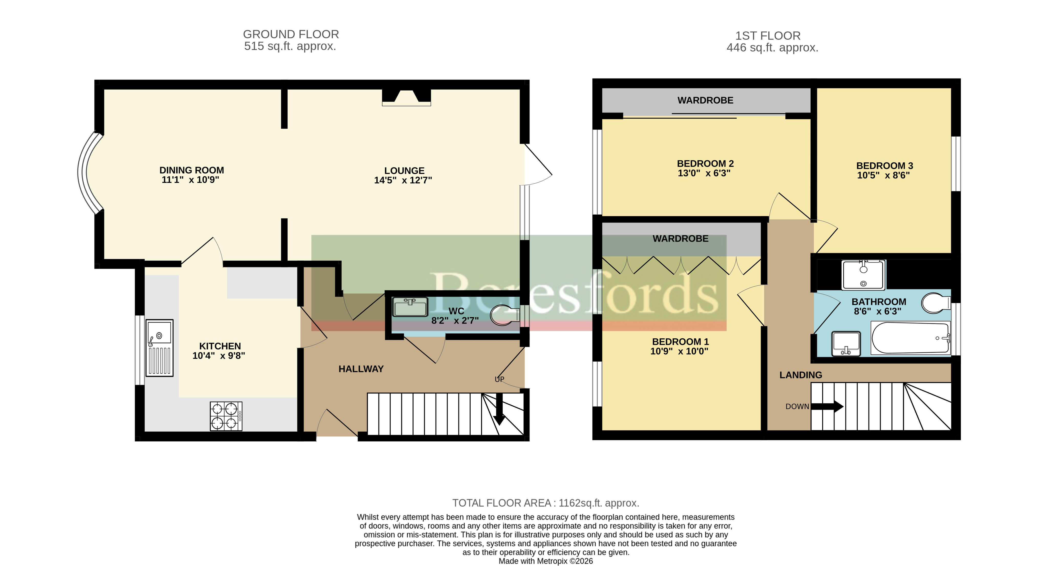 2, The Coppice, Brentwood floorplan