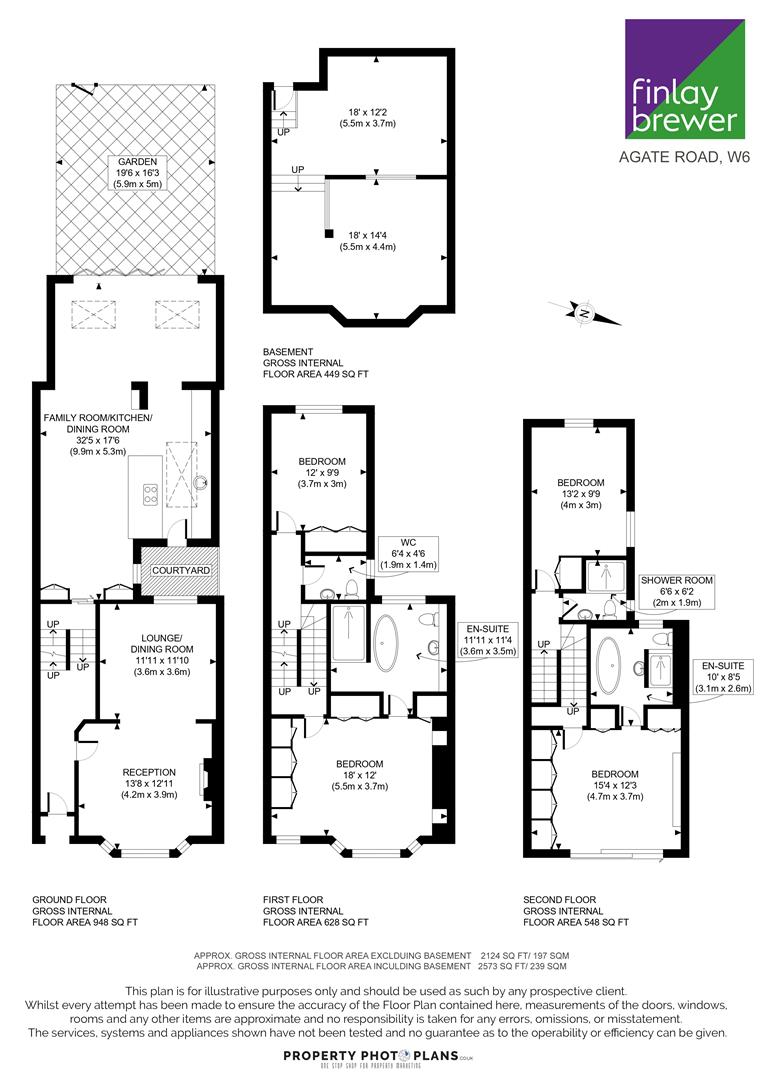 9, Agate Road, London floorplan